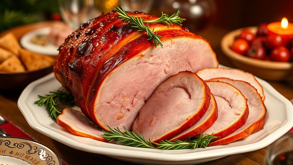 Jake’s Bourbon Maple Glazed Easter Ham