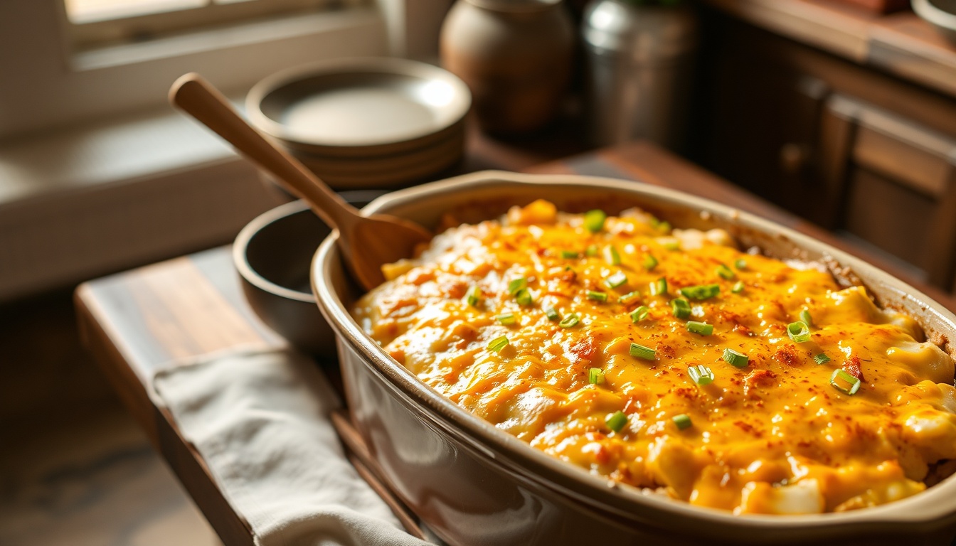 Cheesy baked potato casserole