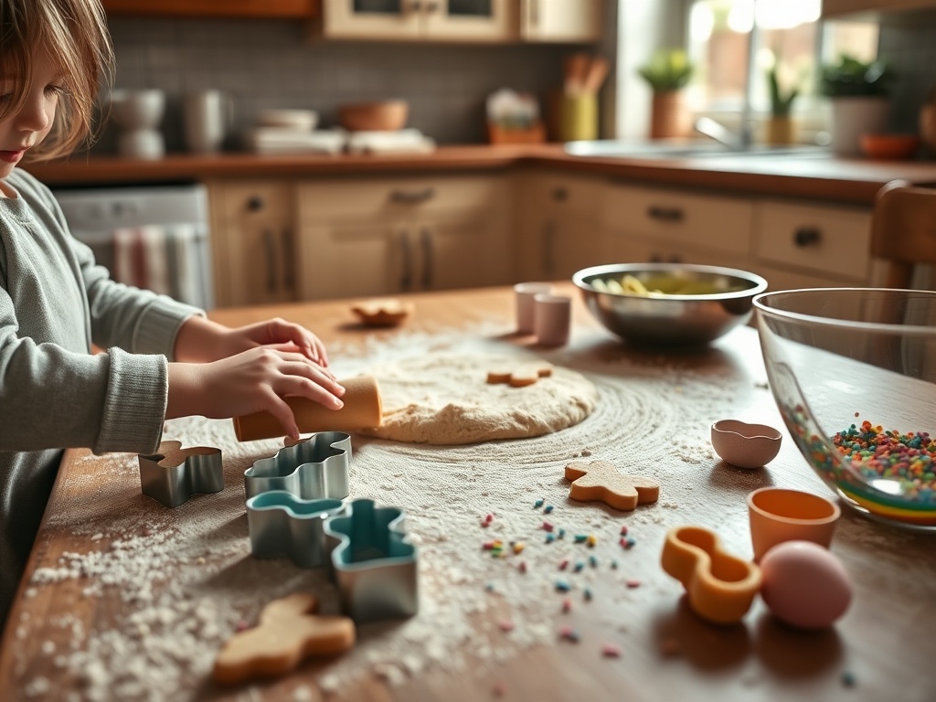 Easter Cooking with Kids - Cookie Making