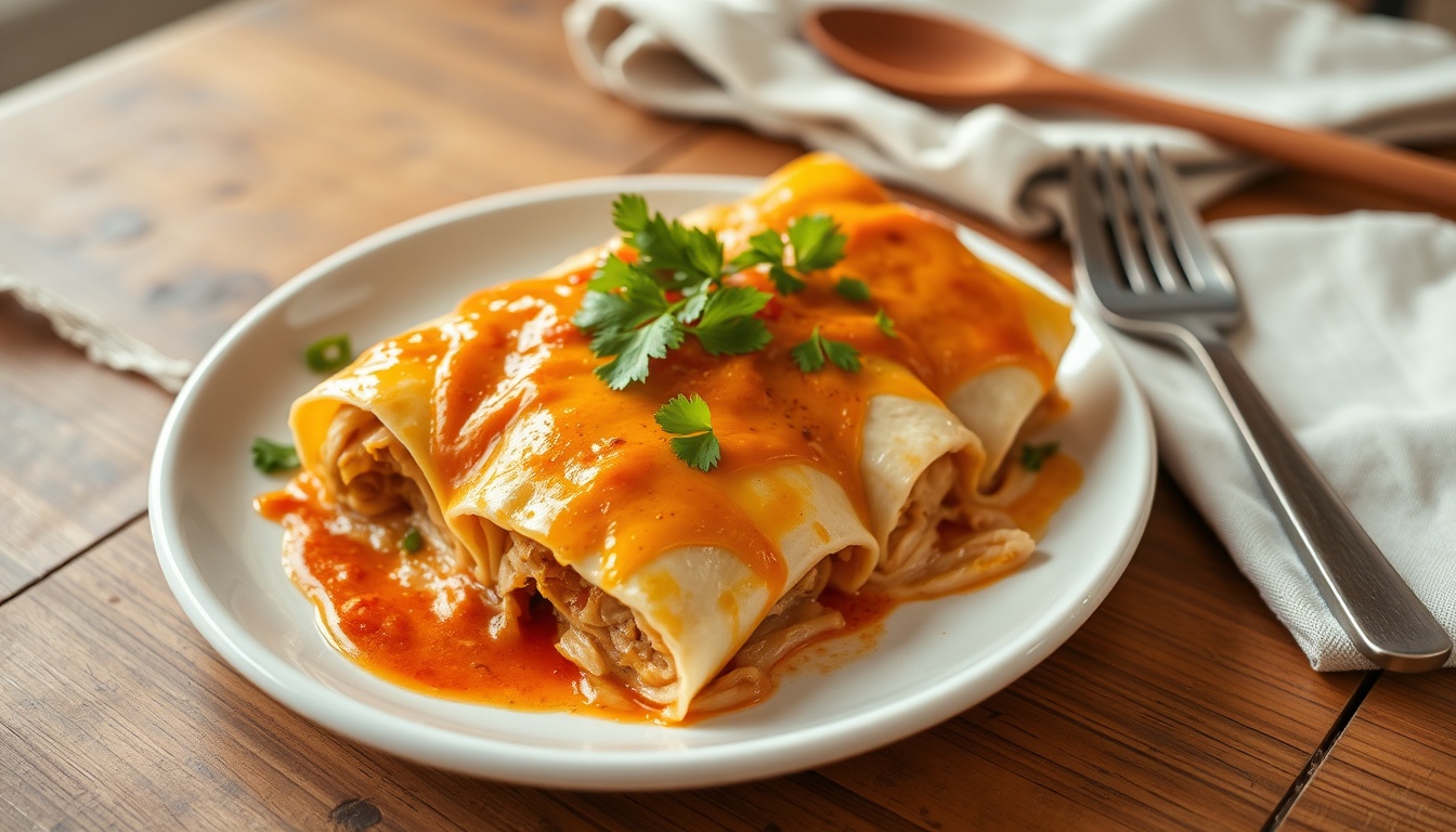 Easy Chicken Enchiladas - From Hearth to Stove