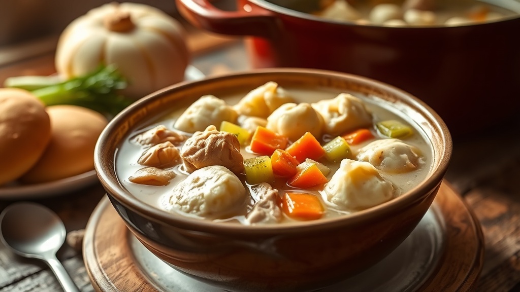 Chicken and dumpling soup