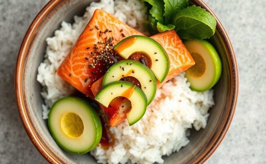 Furikake Salmon Rice Bowls
