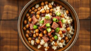 Black-Eyed Peas and Rice (Hoppin' John)