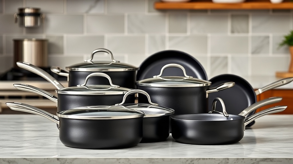 Hard-Anodized Cookware Set (10-Piece)