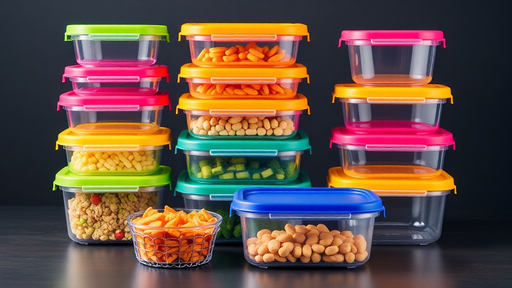 Plastic Food Storage Container Set (14-Piece)