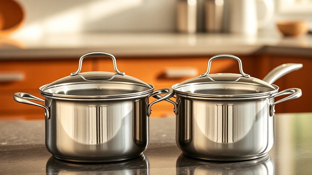 Stainless Steel Saucepan Set (2-qt & 3-qt)