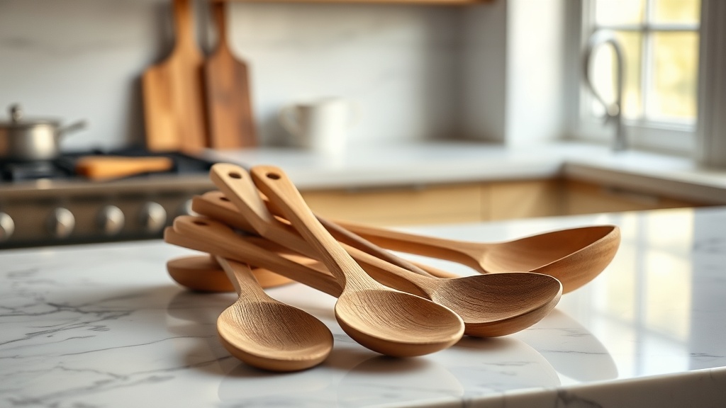 Wooden Spoons & Spatulas Set
