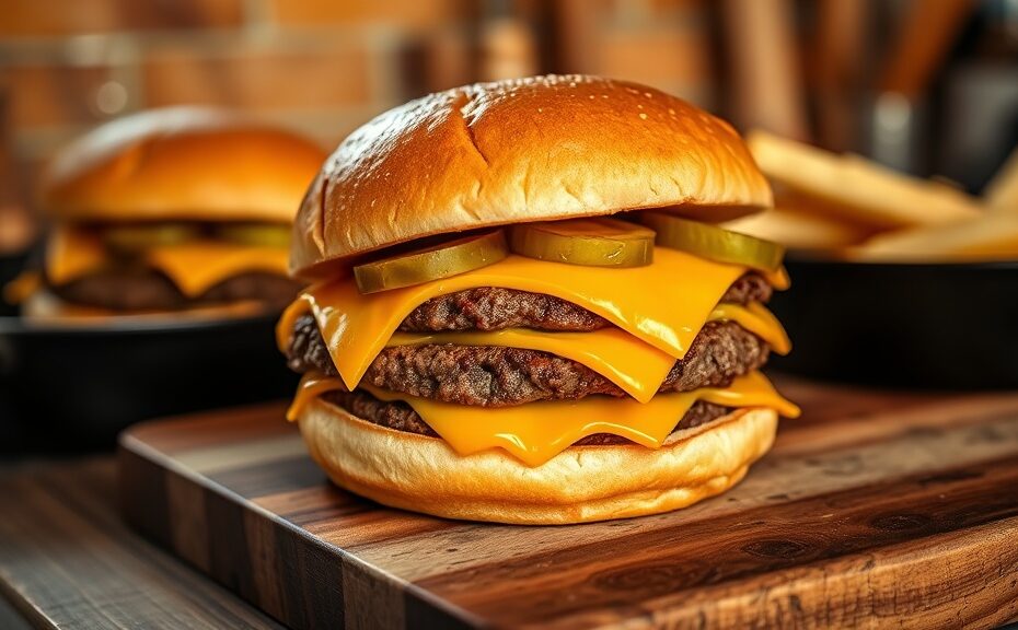 old fashioned smash burgers hero